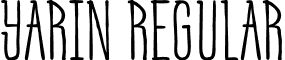 Yarin Regular font - Yarin-Regular.otf