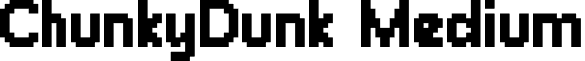 ChunkyDunk Medium font - ChunkyDunk.ttf