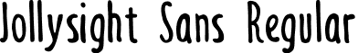 Jollysight Sans Regular font - JollysightSans_FREE_FOR_PERSONAL_USE_ONLY.ttf