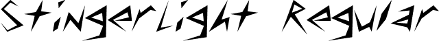 StingerLight Regular font - StingerLight_Regular.ttf