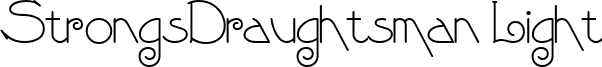 StrongsDraughtsman Light font - StrongsDraughtsman_Light.ttf