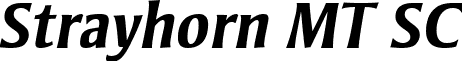Strayhorn MT SC font - Strayhorn_MT_OsF_Bold_Italic.ttf