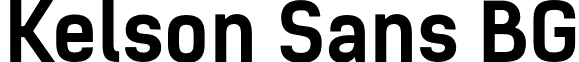 Kelson Sans BG font - Kelson Sans Bold BG.otf