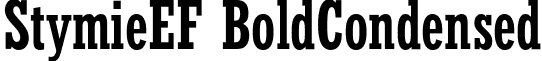 StymieEF BoldCondensed font - StymieEF-BoldCondensed.otf