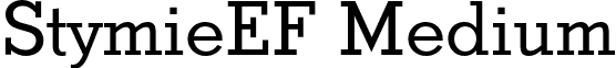 StymieEF Medium font - StymieEF-Medium.otf