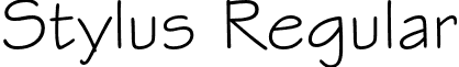 Stylus Regular font - StylusGD-Roman.otf