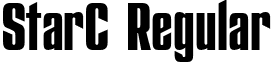 StarC Regular font - StarC.otf