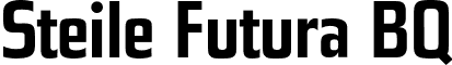 Steile Futura BQ font - SteileFuturaBQ-Bold.otf