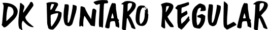 DK Buntaro Regular font - DK Buntaro.otf