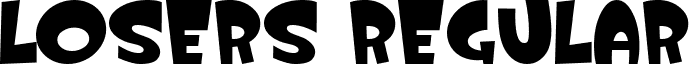 Losers Regular font - LOSERG__.TTF