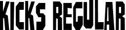 KICKS Regular font - KICKS___.TTF