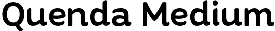 Quenda Medium font - Quenda-Medium.otf