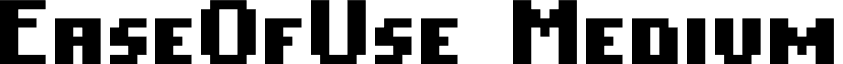 EaseOfUse Medium font - EaseOfUse.ttf