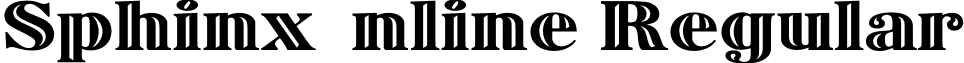 SphinxInline Regular font - SphinxInline.otf