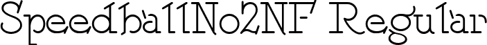 SpeedballNo2NF Regular font - SpeedballNo2NF.ttf