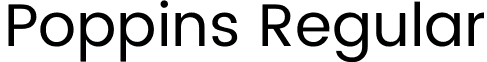 Poppins Regular font - Poppins-Regular.ttf