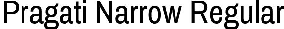 Pragati Narrow Regular font - PragatiNarrow-Regular.ttf