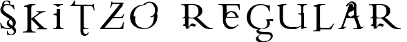 SkiTzo Regular font - SkiTzo.otf