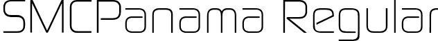 SMCPanama Regular font - SMCPanama.otf