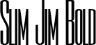 Slim Jim Bold font - Slim-Jim_Bold.ttf