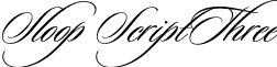 Sloop ScriptThree font - Sloop-ScriptThree.otf