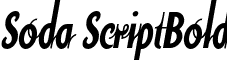 Soda ScriptBold font - SodaScriptBold.otf