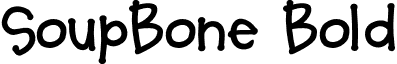 SoupBone Bold font - SoupBone-Bold.otf