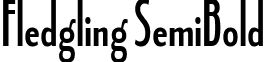 Fledgling SemiBold font - fledgling-sb.ttf
