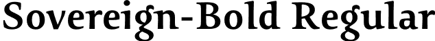 Sovereign-Bold Regular font - Sovereign-Bold.otf