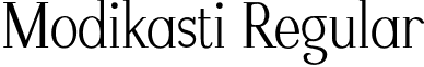 Modikasti Regular font - Modikasti-Regular.otf