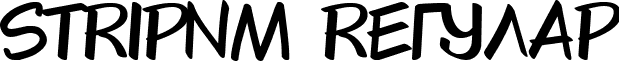 STRIPNM Regular font - COMIC_NM_TTF.ttf