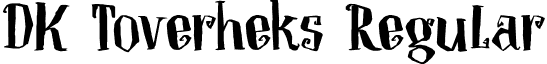 DK Toverheks Regular font - DK Toverheks.otf