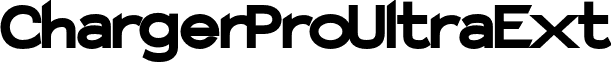 Charger Pro UltraExt font - ChargerProUltraExt.otf