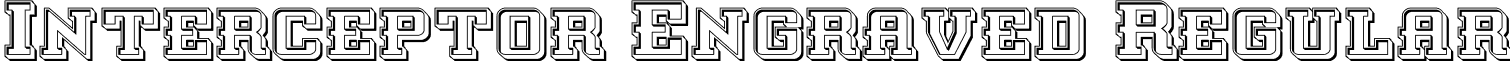 Interceptor Engraved Regular font - interceptorengrave.ttf