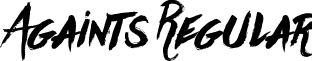 Againts Regular font - againts.ttf