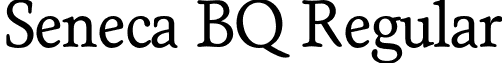 Seneca BQ Regular font - SenecaBQ-Regular.otf