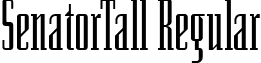 SenatorTall Regular font - SenatorTall_Regular.ttf