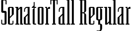 SenatorTall Regular font - SenatorTall.otf