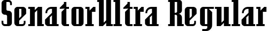 SenatorUltra Regular font - SenatorUltra_Regular.ttf