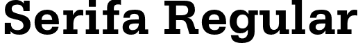 Serifa Regular font - Serifa-Bold.otf
