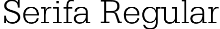 Serifa Regular font - Serifa-Light.otf