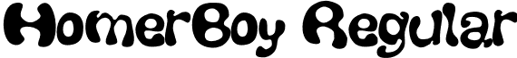 HomerBoy Regular font - HomerBoy.otf