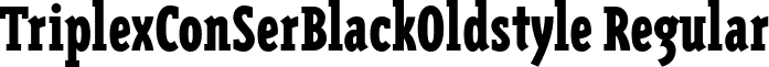 TriplexConSerBlackOldstyle Regular font - TriplexConSerBlackOldstyle_Regular.ttf