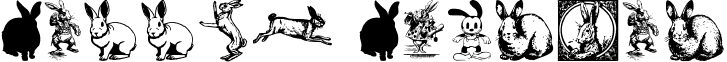 Rabbit Regular font - Rabbit.ttf