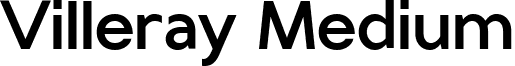 Villeray Medium font - Villeray-Medium.ttf