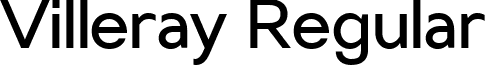Villeray Regular font - Villeray-Regular.ttf