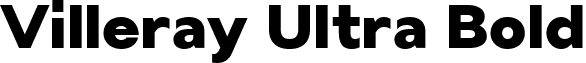 Villeray Ultra Bold font - Villeray-UltraBold.ttf