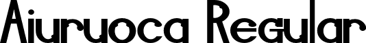 Aiuruoca Regular font - AIURUOCA.OTF