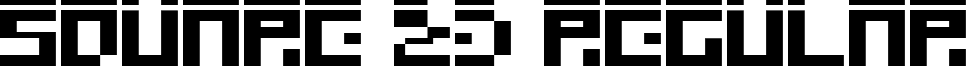 square 23 Regular font - square_23.ttf