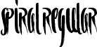 Spiral Regular font - Spiral.ttf